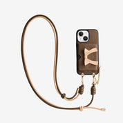 Rope Arc- Magnetic Wallet Phone Case with Adjustable Crossbody Strap