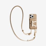 Rope Arc- Magnetic Wallet Phone Case with Adjustable Crossbody Strap