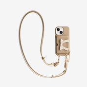 Rope Arc- Magnetic Wallet Phone Case with Adjustable Crossbody Strap
