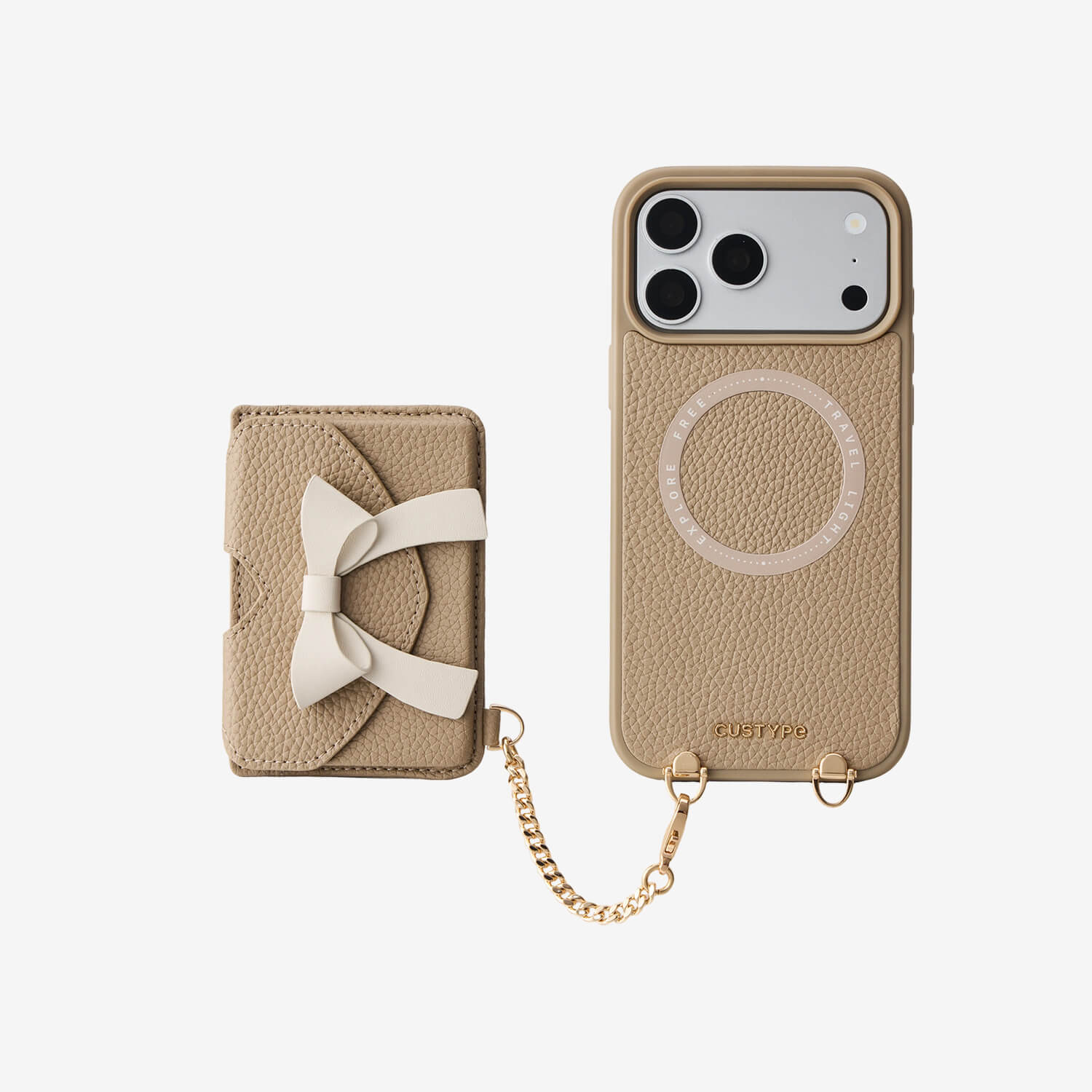 Rope Arc- Magnetic Wallet Phone Case with Adjustable Crossbody Strap