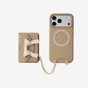 Rope Arc- Magnetic Wallet Phone Case with Adjustable Crossbody Strap