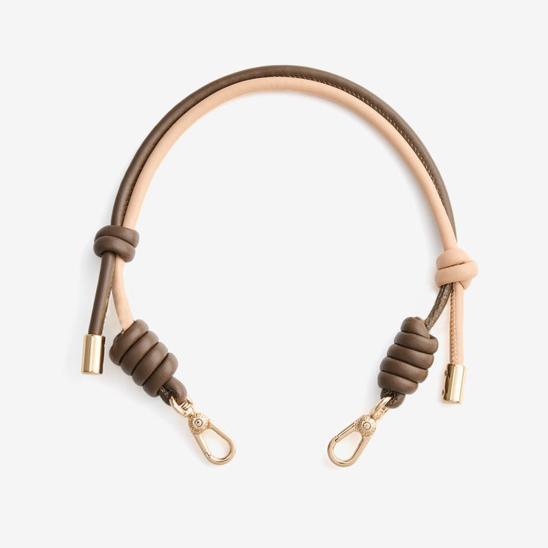 adjustable wrist strap in mocha
