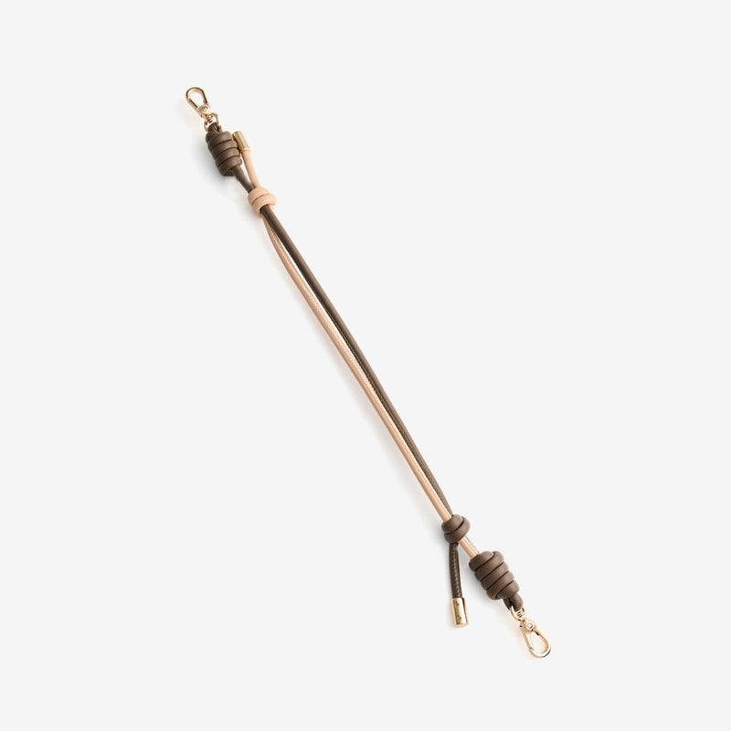 adjustable wrist strap in mocha
