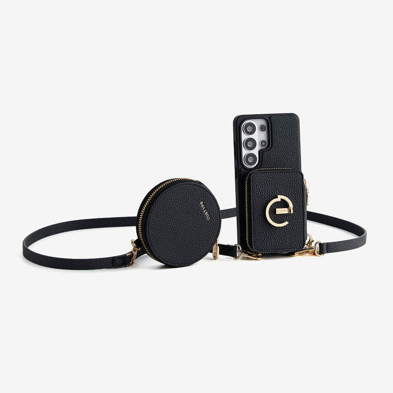 Original Design Set- Samsung Galaxy Crossbody Case With Round Pouch Set - Samsung S25 Ultra-Mobile Phone Cases-Custype
