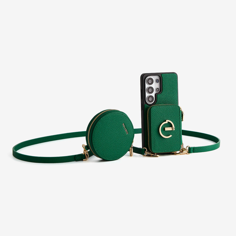 Original Design Set- Samsung Galaxy Crossbody Case With Round Pouch Set - Samsung S25 Ultra-Mobile Phone Cases-Custype