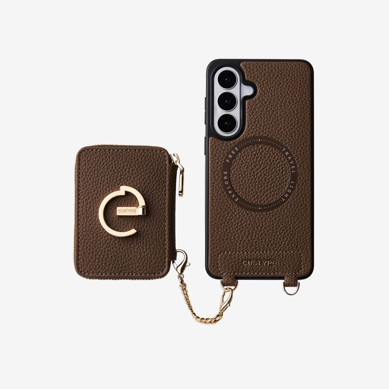 Original Design Set- Samsung Galaxy Wireless Charging Phone Case With Detachable Wallet-Mobile Phone Cases-Custype
