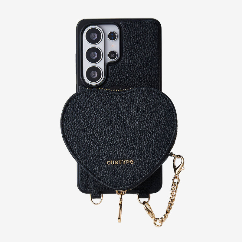 Heart Design Kit- Samsung Galaxy Wireless Charging Phone Case With Detachable Pouch-Mobile Phone Cases-Custype