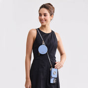 Allure Chain Series- Samsung Galaxy Magnetic Phone Case with Card Slots & Chain-Mobile Phone Cases-Custype