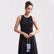 Allure Chain Series- Samsung Galaxy Magnetic Phone Case with Card Slots & Chain-Mobile Phone Cases-Custype