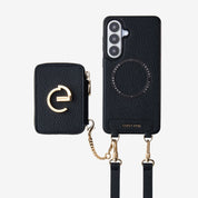 Original Design Set- Samsung Galaxy MagSafe Compatible Wallet Phone Case With Shoulder Strap Set-Mobile Phone Cases-Custype