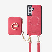 Original Design Set- Samsung Galaxy MagSafe Compatible Wallet Phone Case With Shoulder Strap Set-Mobile Phone Cases-Custype