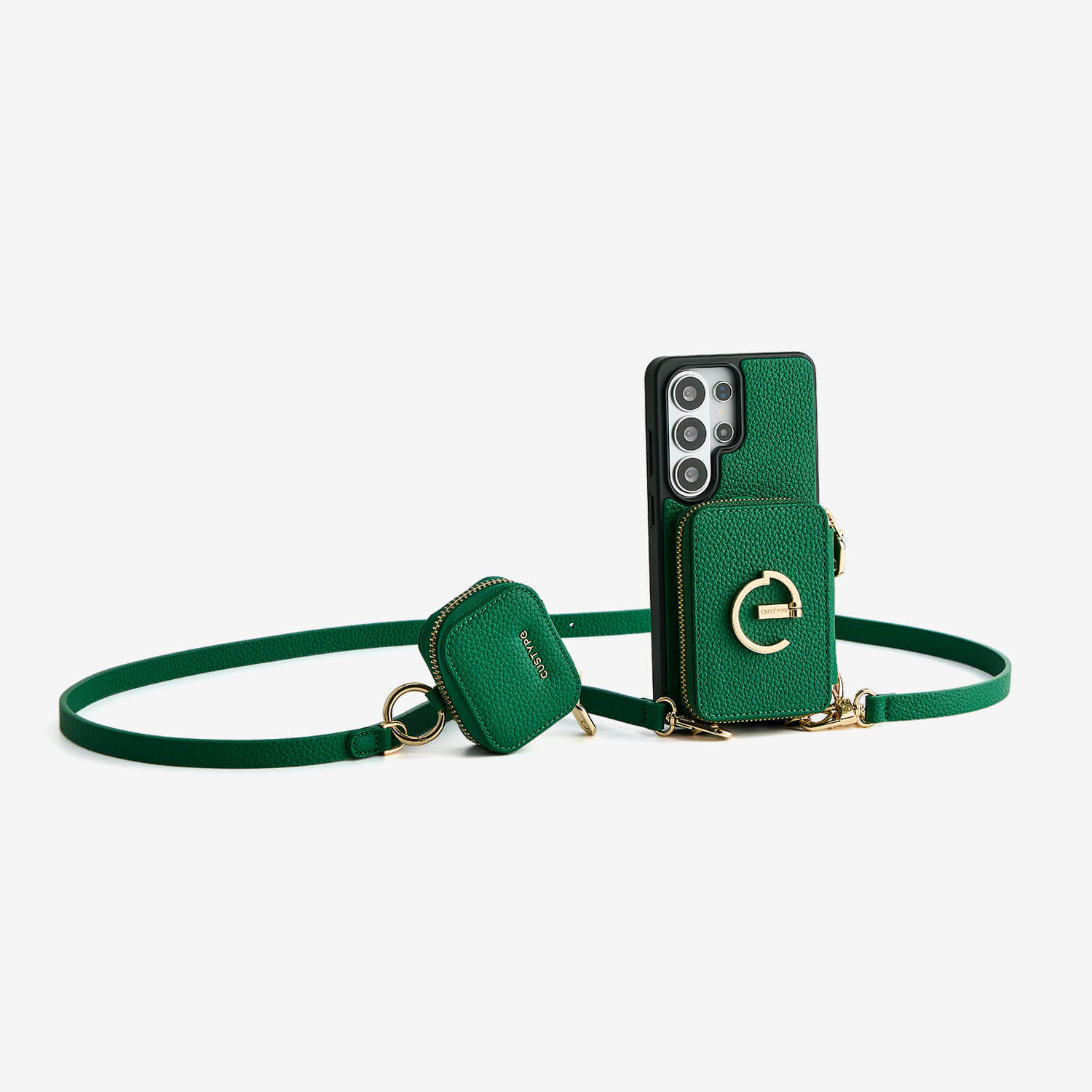 Original Design Set- Samsung Galaxy Wireless Charging Phone Case With AirPods Holder Set-Mobile Phone Cases-Custype