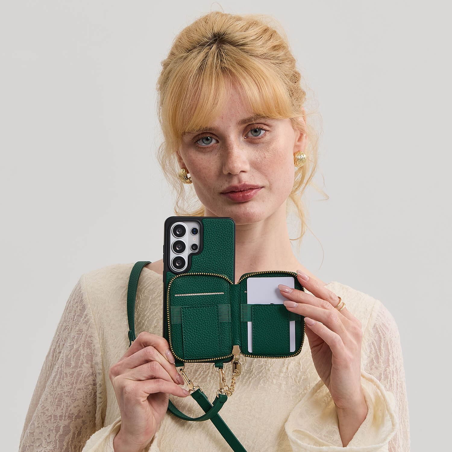 Original Design Set- Samsung Galaxy Wireless Charging Phone Case With AirPods Holder Set-Mobile Phone Cases-Custype