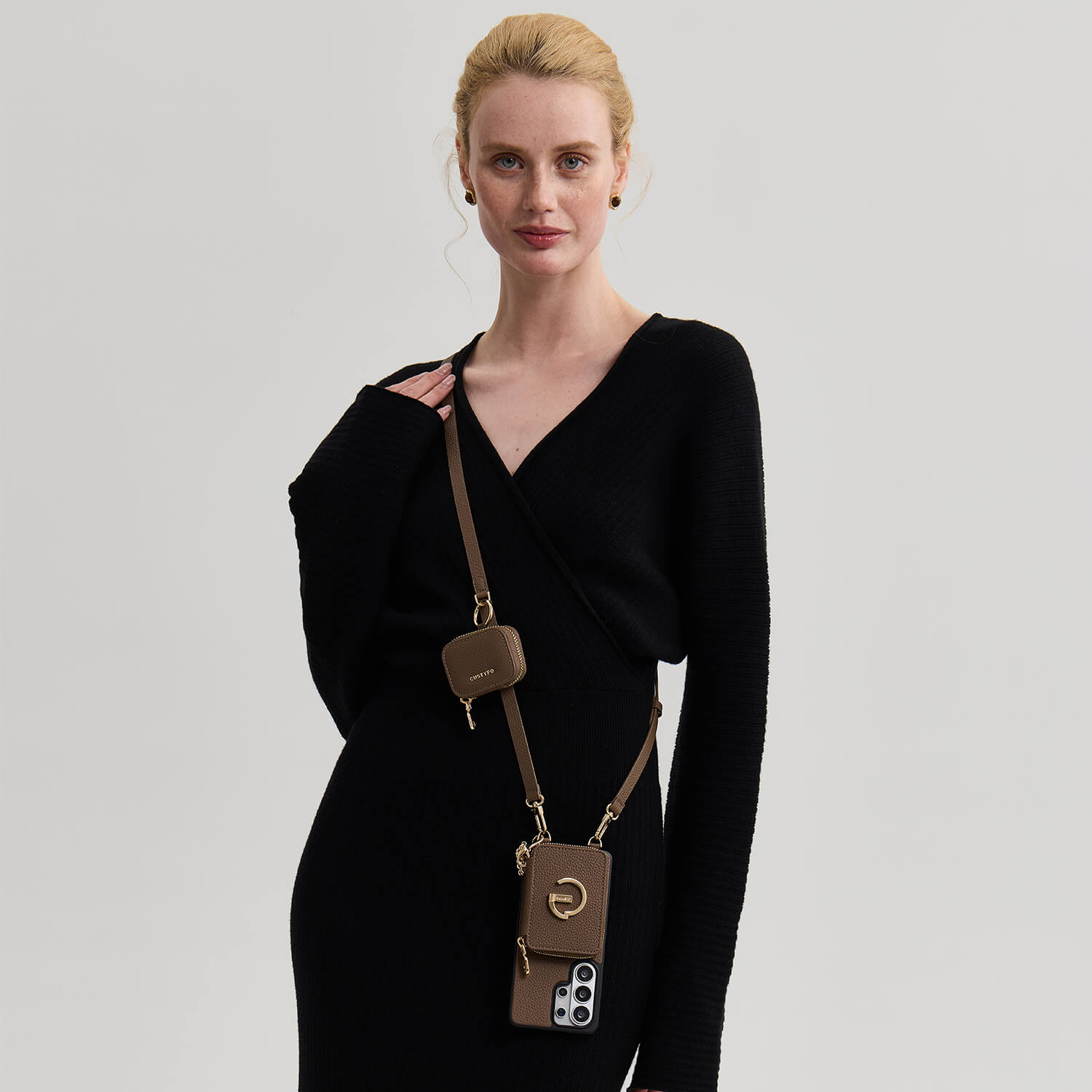 Original Design Set- Samsung Galaxy Wireless Charging Phone Case With AirPods Holder Set-Mobile Phone Cases-Custype