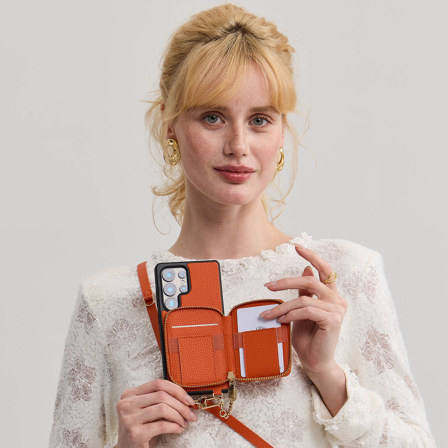 Original Design Set- Samsung Galaxy Wireless Charging Phone Case With AirPods Holder Set-Mobile Phone Cases-Custype