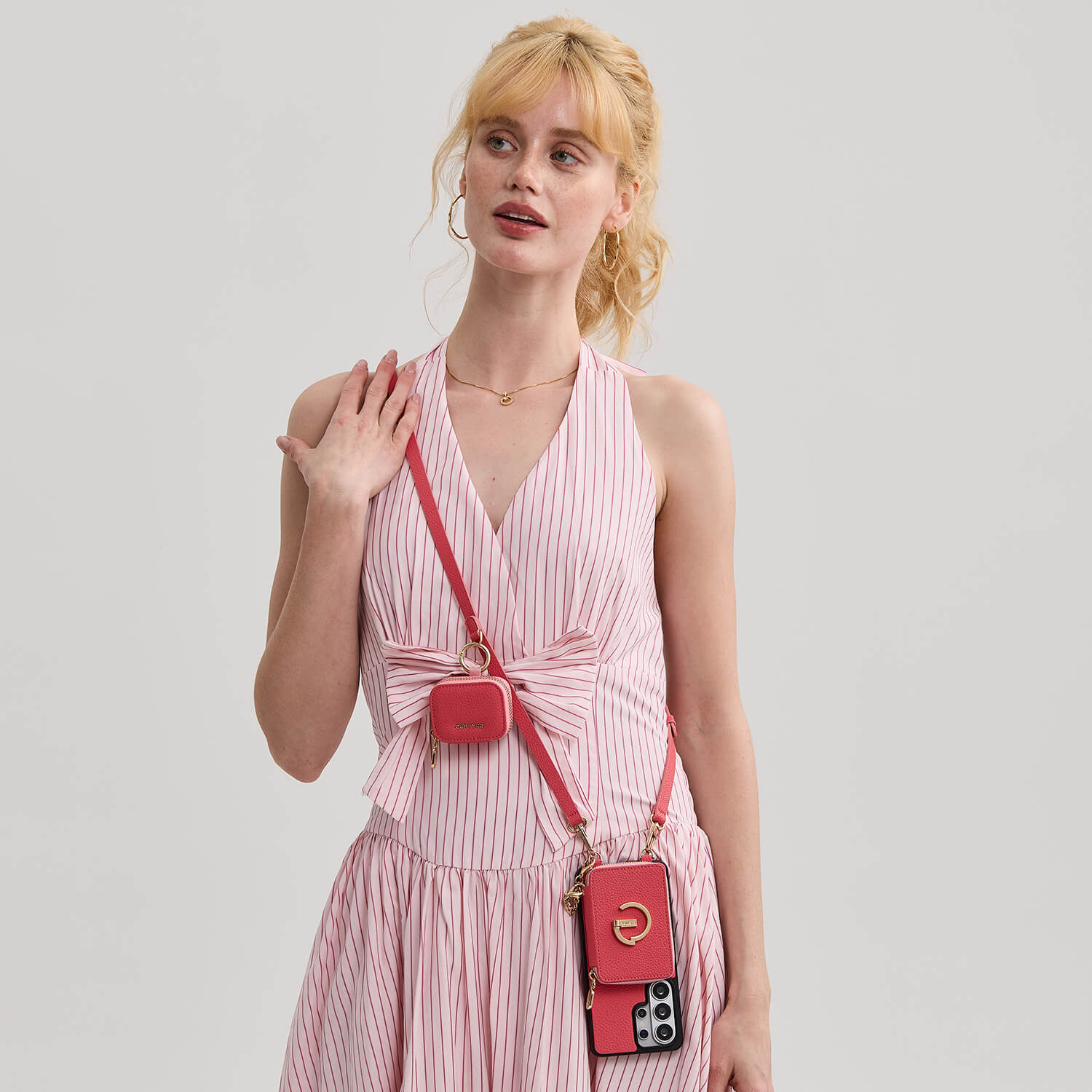 Original Design Set- Samsung Galaxy Wireless Charging Phone Case With AirPods Holder Set-Mobile Phone Cases-Custype