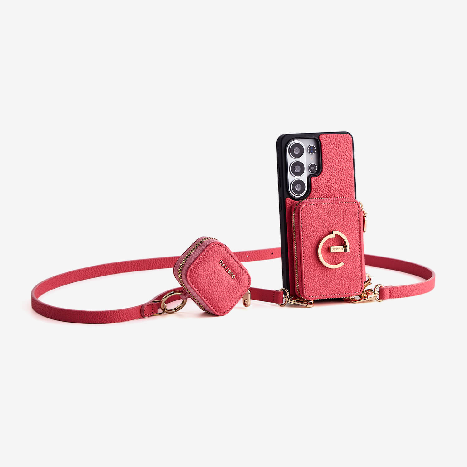 Original Design Set- Samsung Galaxy Wireless Charging Phone Case With AirPods Holder Set-Mobile Phone Cases-Custype