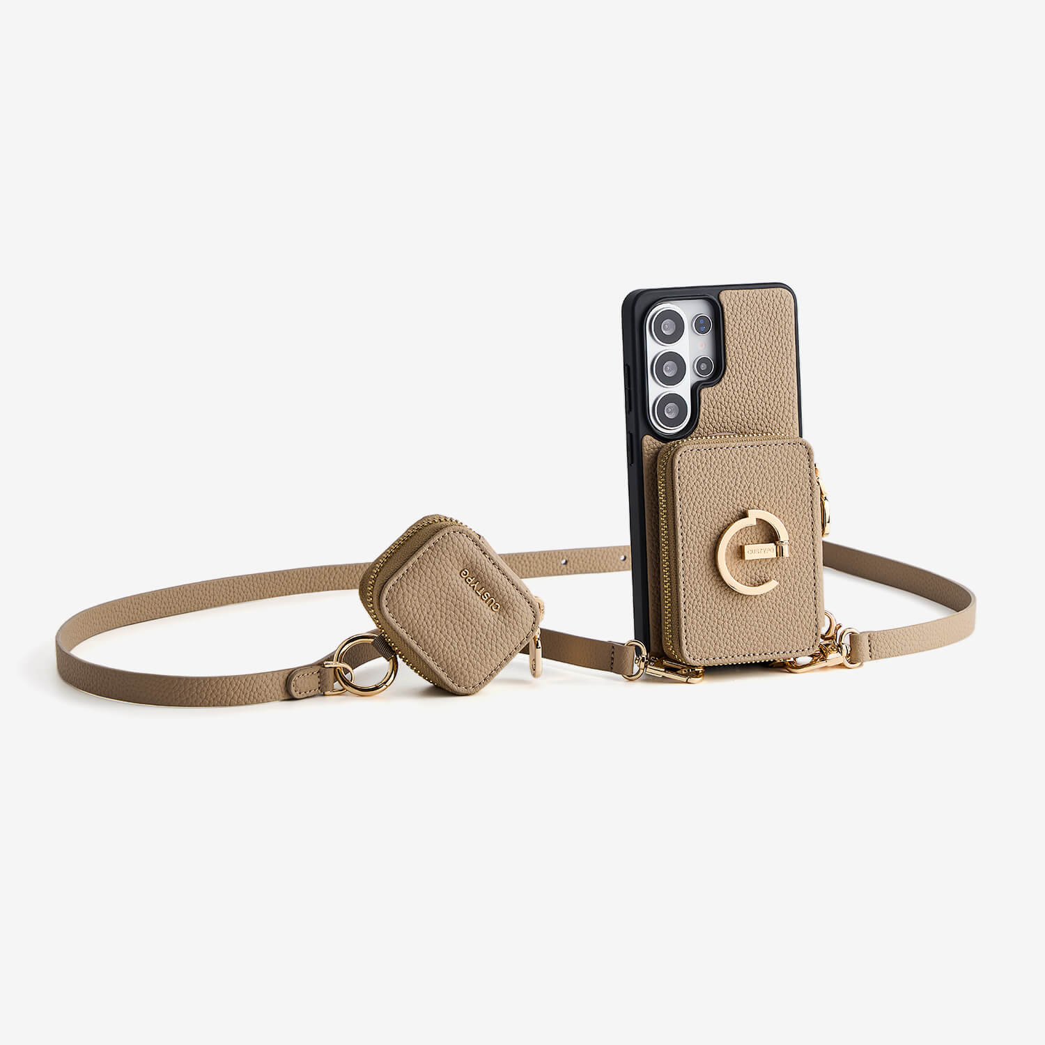 Original Design Set- Samsung Galaxy Wireless Charging Phone Case With AirPods Holder Set-Mobile Phone Cases-Custype