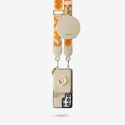 Original Design Set- Samsung Galaxy Webbing Crossbody Phone Case With Magnetic Wallet Round Pouch Set - Samsung S25 Ultra-Mobile Phone Cases-Custype