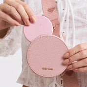 オリジナルデザインセット - Samsung Galaxy ウェビングクロスボディ電話ケース、マグネット式ウォレットラウンドポーチセット