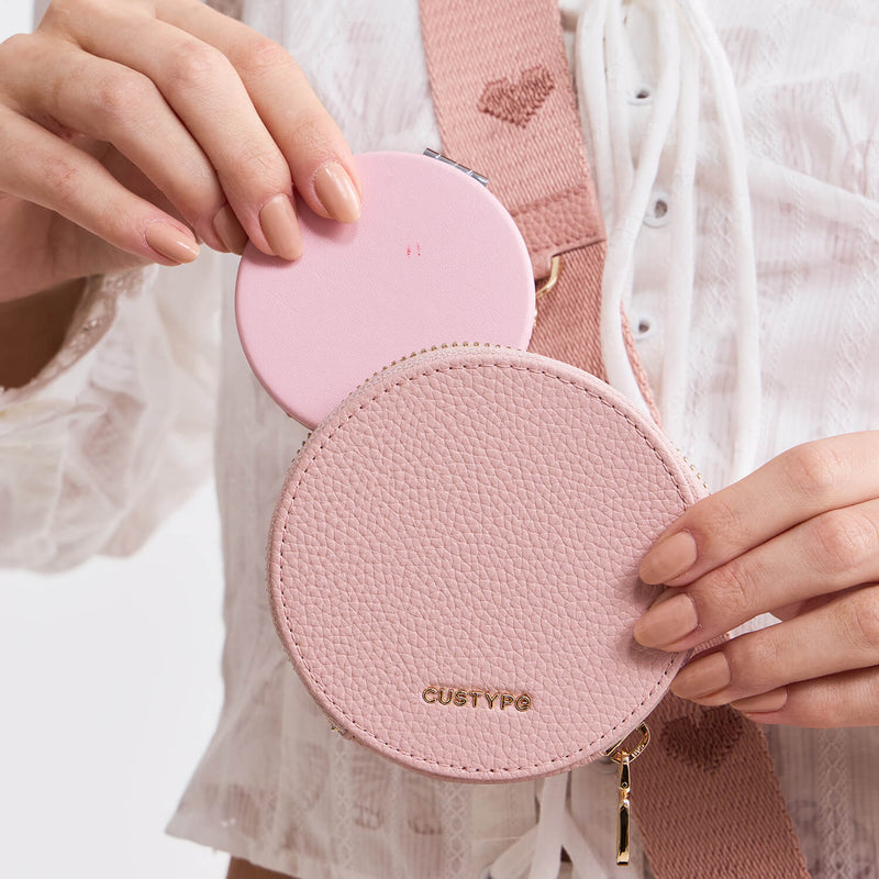 Original Design Set- Samsung Galaxy Webbing Crossbody Phone Case With Magnetic Wallet Round Pouch Set - Samsung S25 Ultra-Mobile Phone Cases-Custype