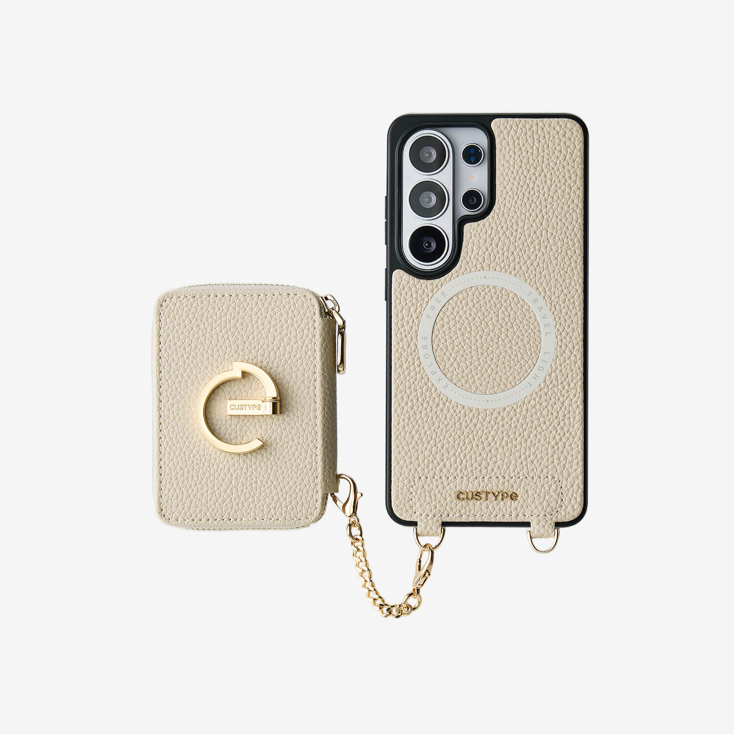Original Design Set- Samsung Galaxy Wireless Charging Phone Case With Detachable Wallet-Mobile Phone Cases-Custype