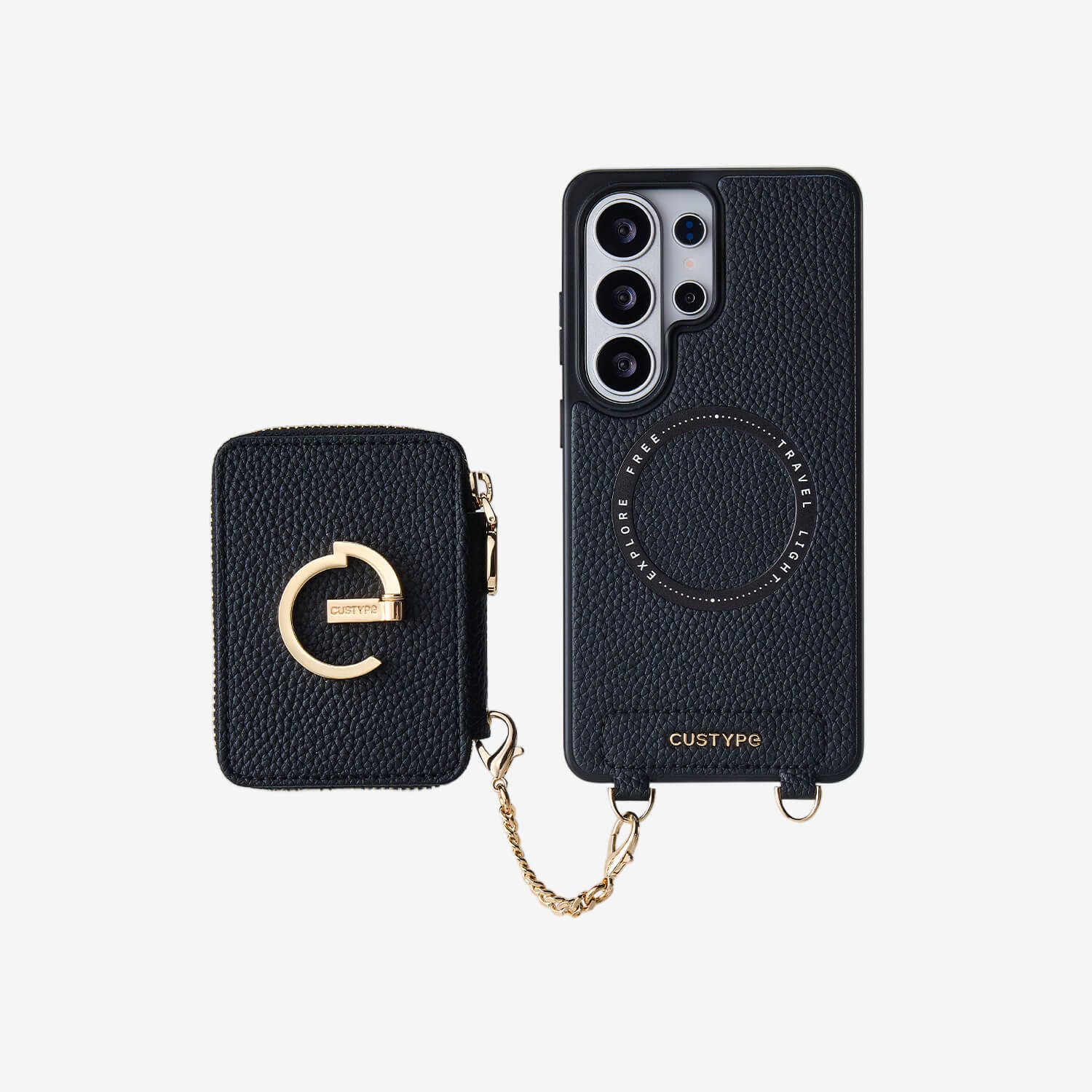Original Design Set- Samsung Galaxy Wireless Charging Phone Case With Detachable Wallet-Mobile Phone Cases-Custype