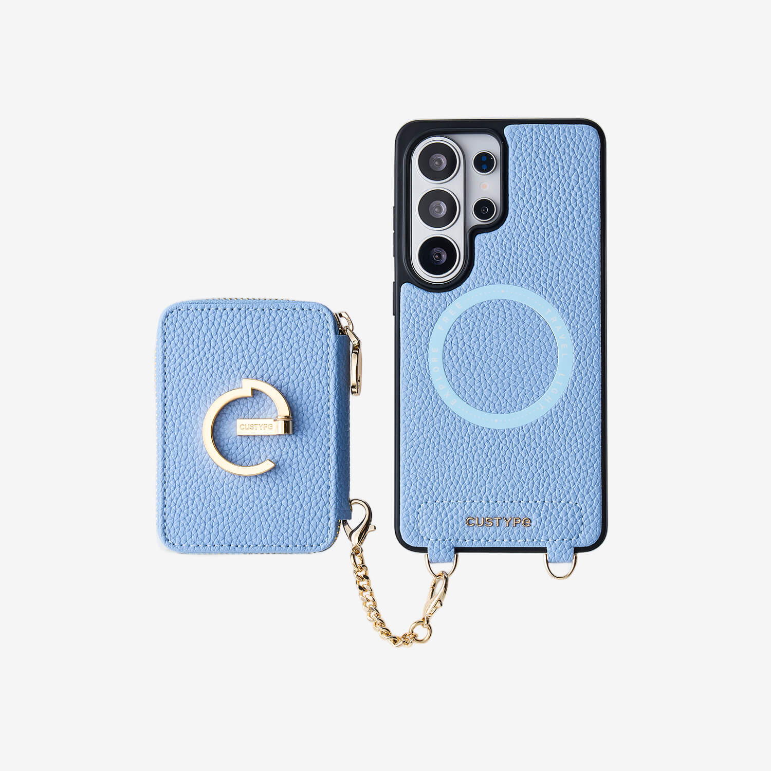 Original Design Set- Samsung Galaxy Wireless Charging Phone Case With Detachable Wallet-Mobile Phone Cases-Custype