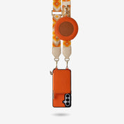 Unique Design Set- Samsung Galaxy Wireless Charging Webbing Crossbody Phone Case Round Pouch Set-Mobile Phone Cases-Custype