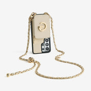 Allure Chain Series- Samsung Strap Wireless Charging Phone Case with Detachable Purse & Grip