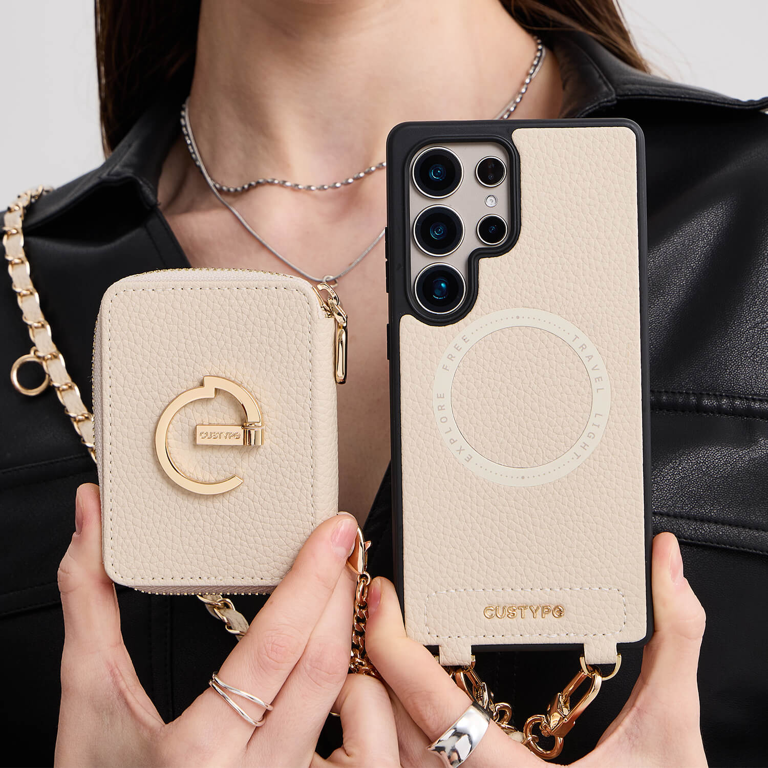 Samsung S26 Ultra Wireless Charging Phone Case with Detachable