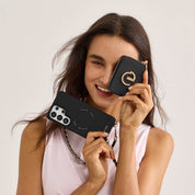Allure Chain Series- Samsung Strap Wireless Charging Phone Case with Detachable Purse & Grip - Samsung S25 Ultra-Mobile Phone Cases-Custype
