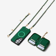 Allure Chain Series- Samsung Strap Wireless Charging Phone Case with Detachable Purse & Grip