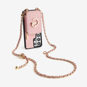 Allure Chain Series- Samsung Strap Wireless Charging Phone Case with Detachable Purse & Grip