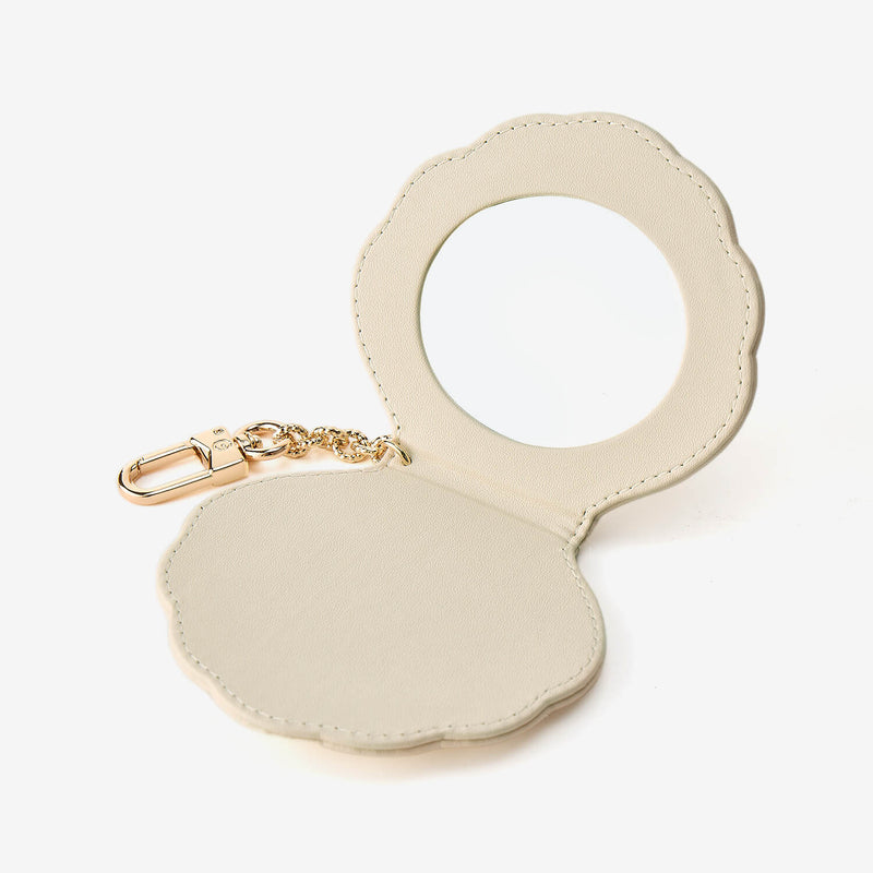 シェルミニポータブルコンパクトミラー