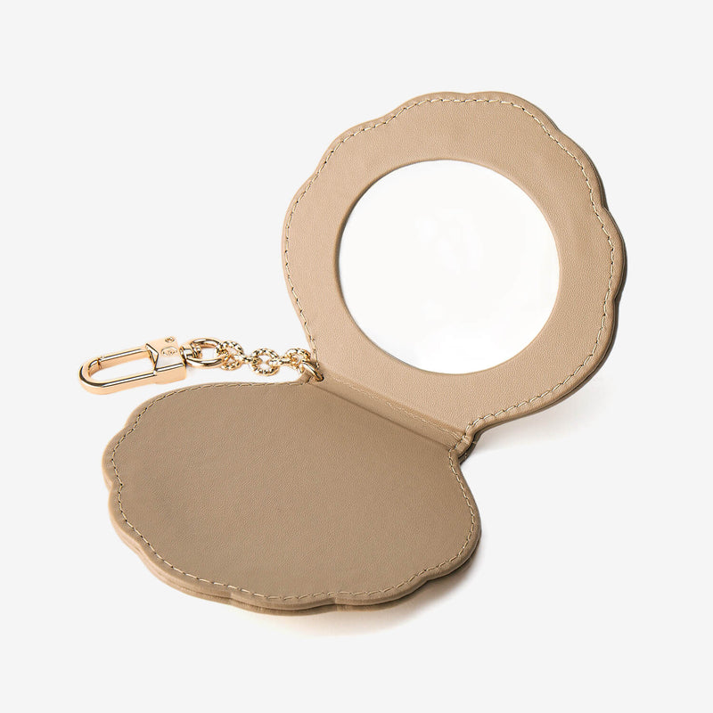 シェルミニポータブルコンパクトミラー