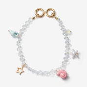 shell phone chain pink