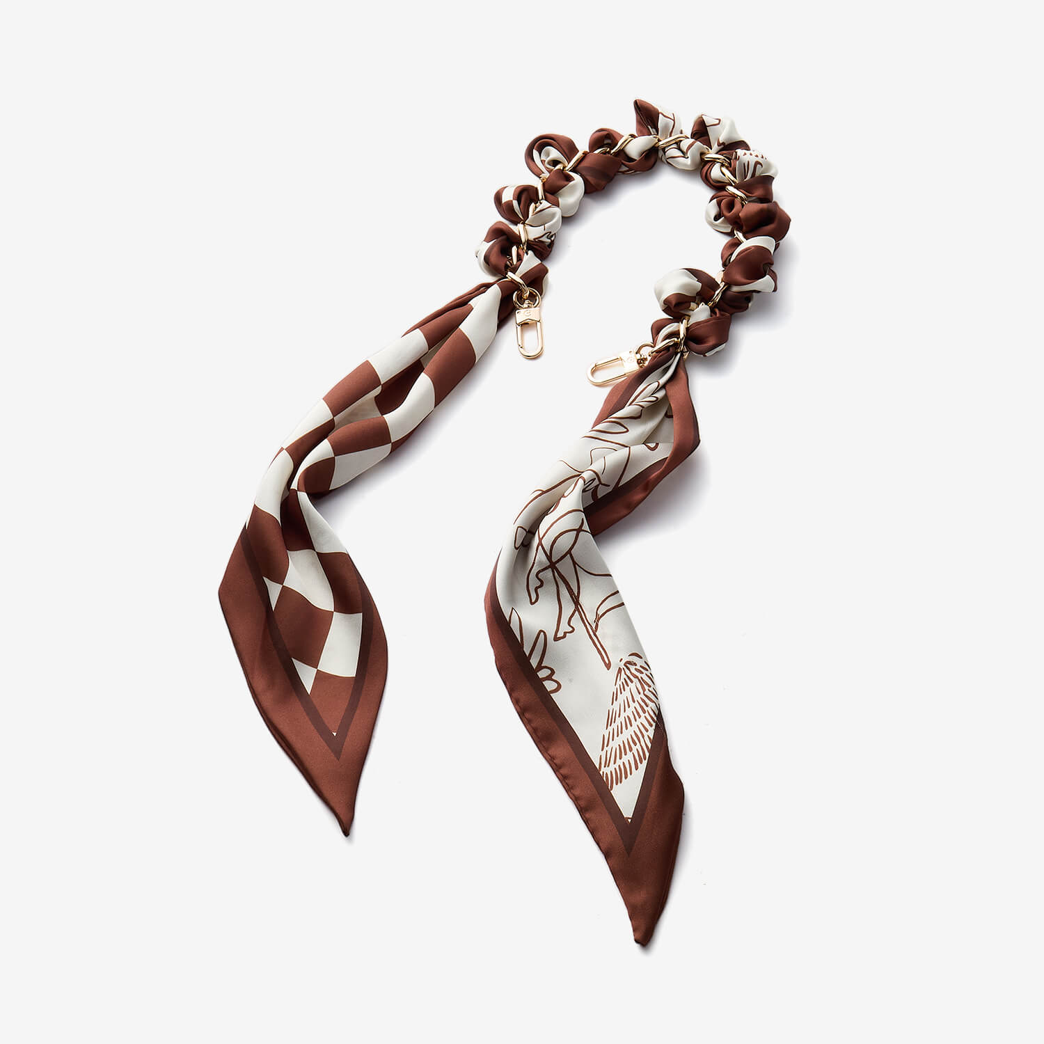 Silk Flair Set- Lychee Silk Wristlet Phone Case with Card Holder