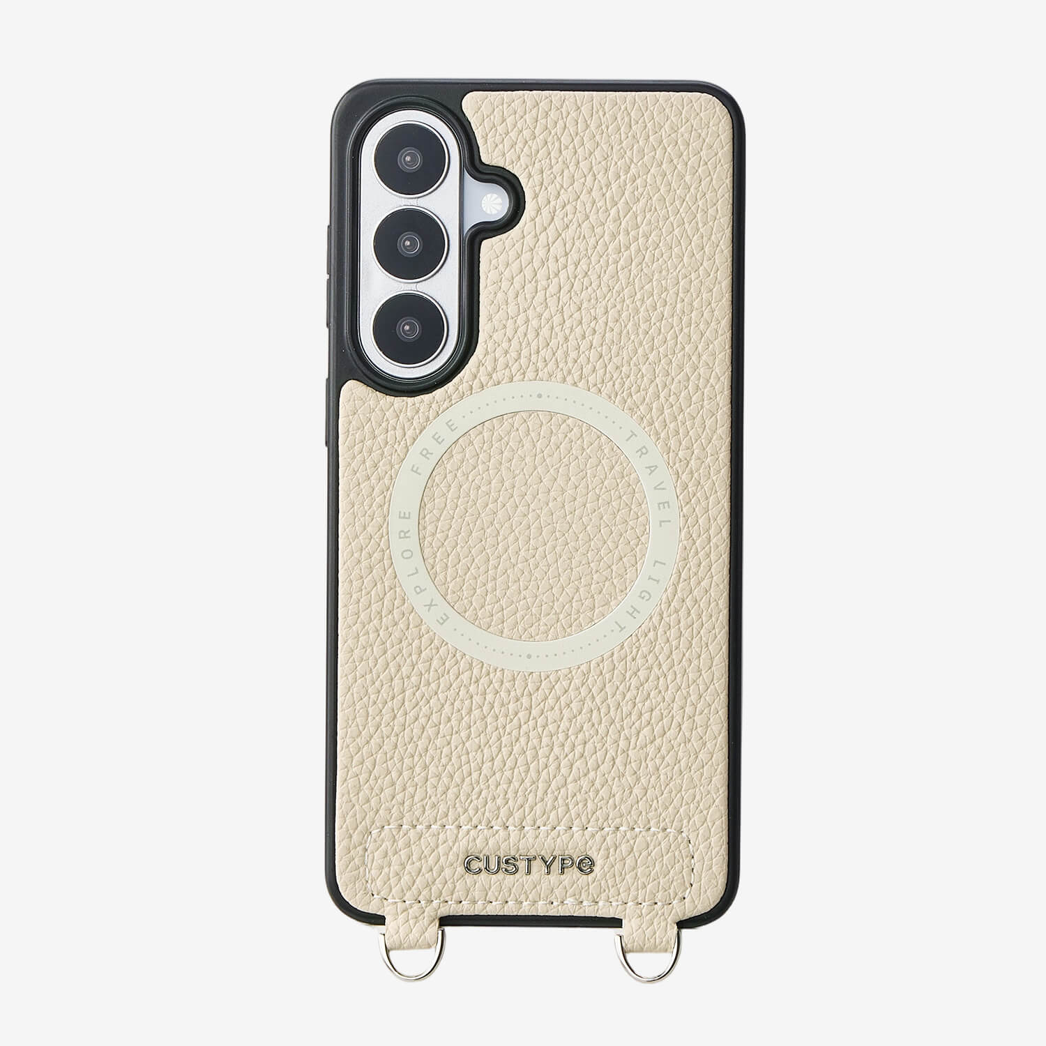 Silver Edge Kit- Samsung Galaxy Phone Case for Wireless Charging-Mobile Phone Cases-Custype