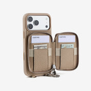 シルバーエッジキット - ウォーキング用マグネット式クロスボディEスタンドウォレットケース - iPhone 18 Pro