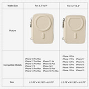 Silver Edge Kit- Phone Detachable Magnetic Wallet-Mobile Phone Accessories-ZIPPER & WALLET-Fit for 6.7″ / 6.9‘’-Green-Custype
