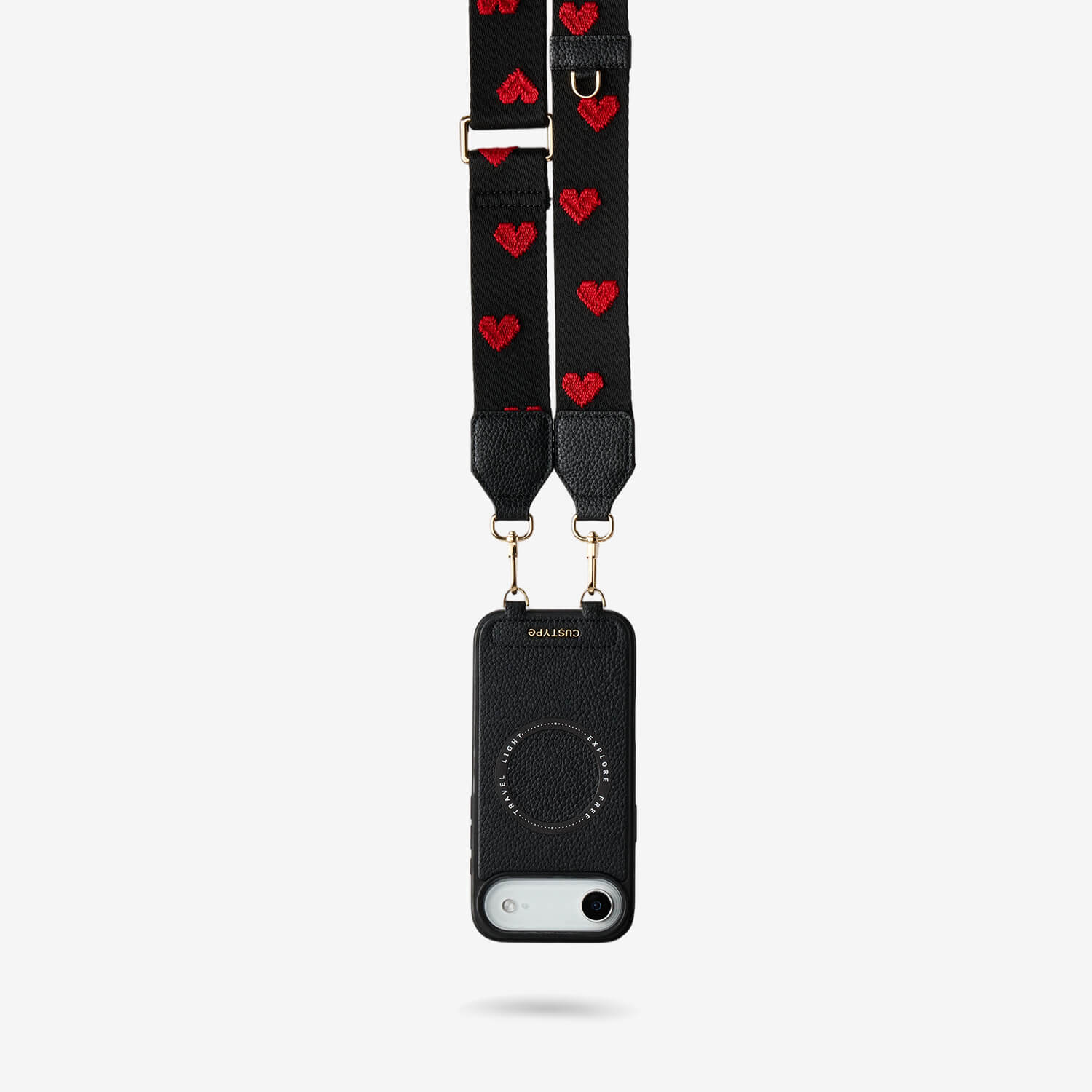 Sleek Design Kit- Webbing Crossbody Magnetic Phone Case-Mobile Phone Cases-Custype