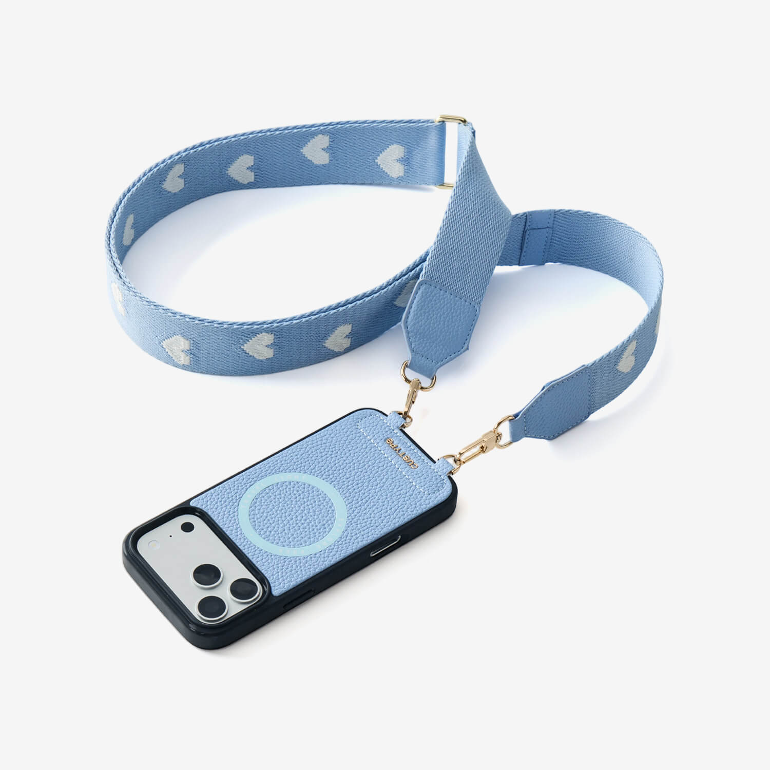 Sleek Design Kit- Webbing Crossbody Magnetic Phone Case-Mobile Phone Cases-Custype