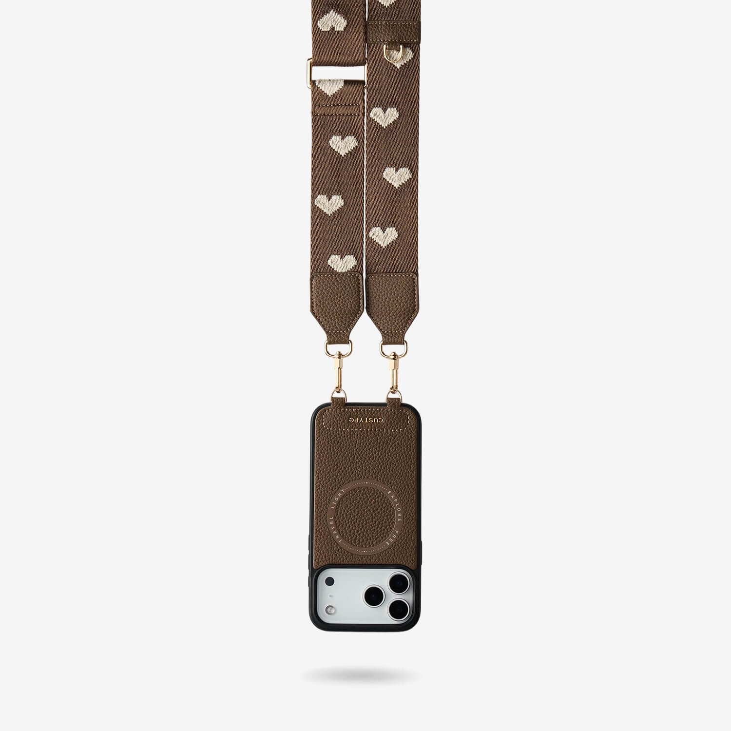 Sleek Design Kit- Webbing Crossbody Magnetic Phone Case-Mobile Phone Cases-Custype