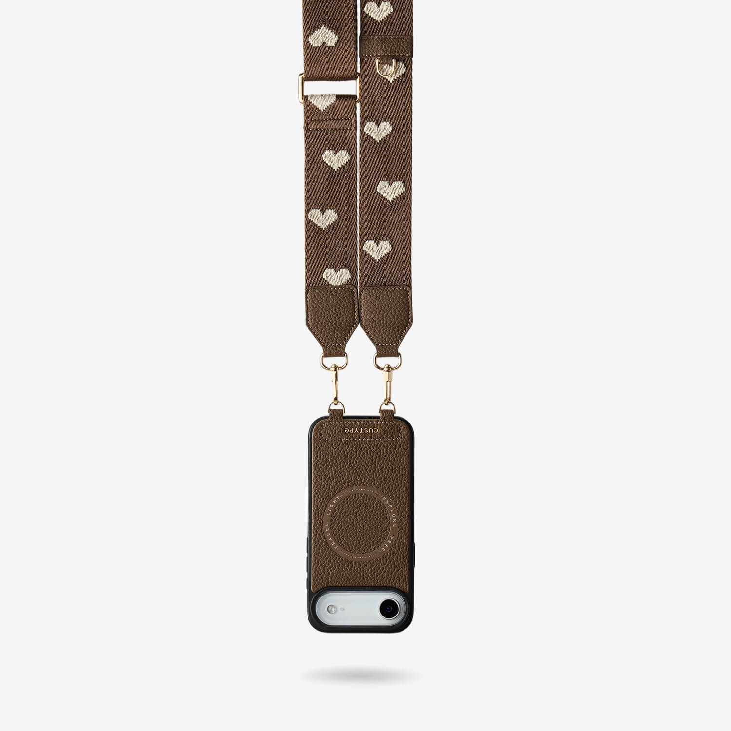 Sleek Design Kit- Webbing Crossbody Magnetic Phone Case-Mobile Phone Cases-Custype