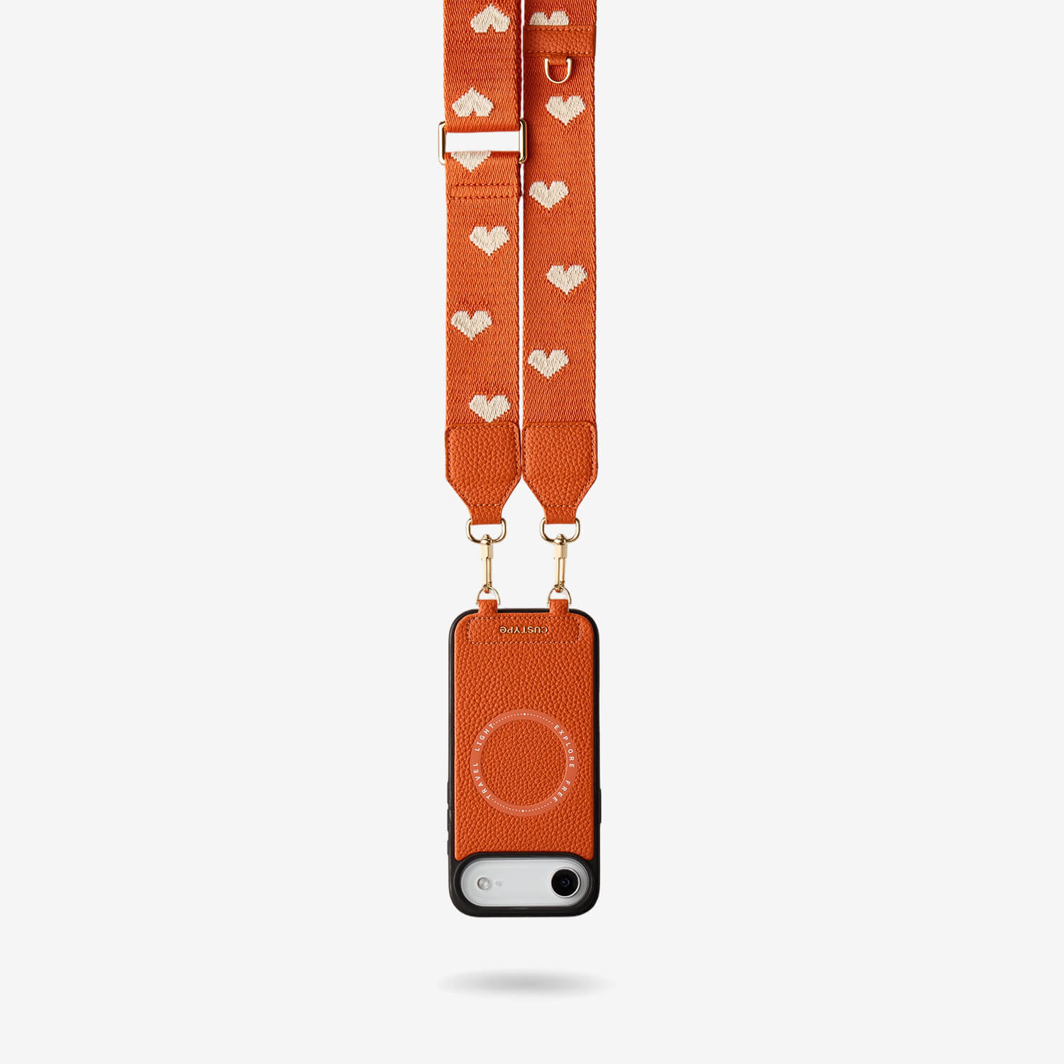 Sleek Design Kit- Webbing Crossbody Magnetic Phone Case-Mobile Phone Cases-Custype