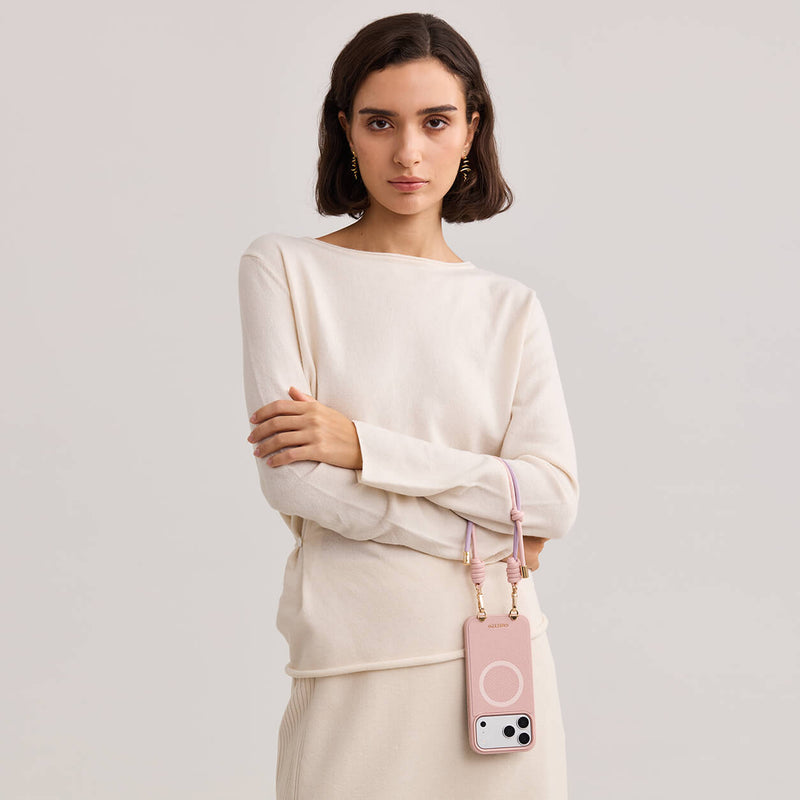 Minimal Style Kit- iPhone Case with Adjustable Rope Wristlet