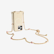 Sleek Design Kit- Magnetic Phone Case with Pearl Chain