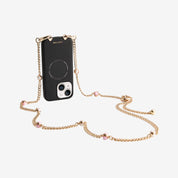 Sleek Design Kit- Magnetic Phone Case with Pearl Chain