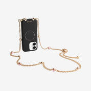 Sleek Design Kit- Magnetic Phone Case with Pearl Chain